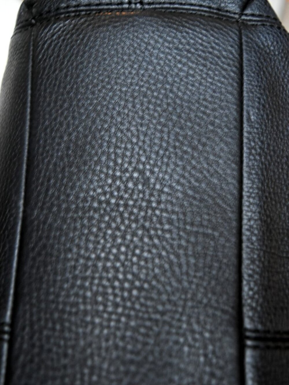 Coach Lexy Shoulder Bag Black Pebble Leather F57545 - Picture 10 of 12